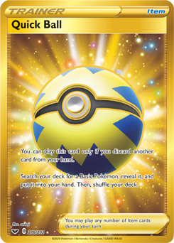 Pokemon Quick Ball 179/202 Reverse Holo League Promo New Unplayed 