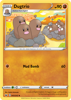 Dugtrio  Pokédex