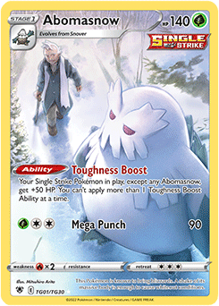 ptcgo in Game Virtual Card Abomasnow for Pokemon TCG Trading Card Game Online