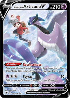 Galarian Articuno V swsh10tg TG16