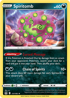 Spiritomb (103/198) Reinado Arrepiante - ORIGINAL COPAG POKÉMON TCG - RARA