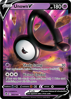 Pokemon Trading Card Game promo 320/S-P Unown V (Rank S)