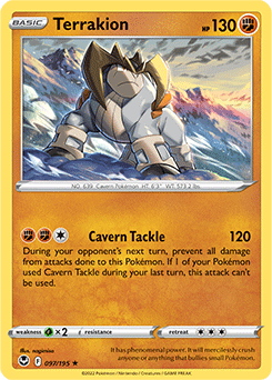 Cartas de Jogar: Terrakion (Pokémon TCG(Black & White - Noble Victories  Set) Col:PKM-NVI-EN073