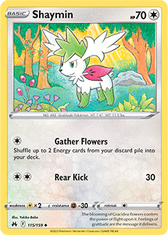 Shaymin | Crown Zenith | TCG Card Database | Pokemon.com