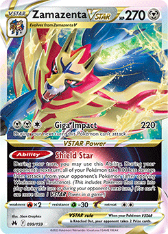 Zamazenta VSTAR, Crown Zenith, TCG Card Database