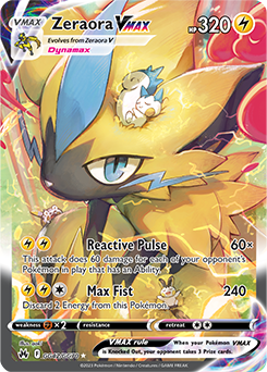 Zeraora VMAX | Crown Zenith Galarian Gallery | TCG Card Database ...