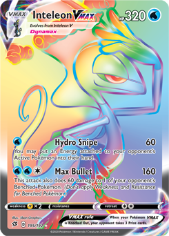 Inteleon VMAX | Rebel Clash | TCG Card Database | Pokemon.com