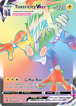 Toxtricity Vmax Rebel Clash Tcg Card Database Pokemon Com