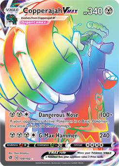 JAPANESE Pokemon Card Copperajah VMAX 076/096 RRR S2 Rebellion Crash NM/M