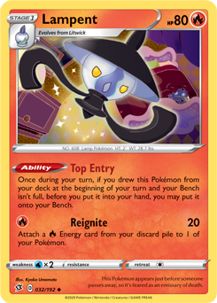 Lampent - XY Phantom Forces Pokémon card 42/119