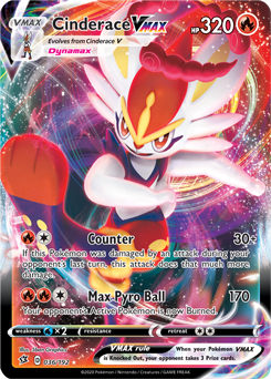 Cinderace Vmax Rebel Clash Tcg Card Database Pokemon Com