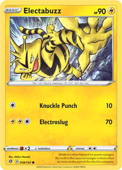 Common Card 2018 Details about   Pokemon TCG Ultra Prism Electabuzz 43/156 NM 