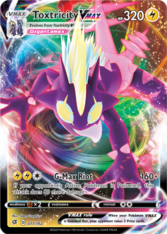 Toxtricity Vmax Rebel Clash Tcg Card Database Pokemon Com