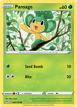 Pansage Pokedex