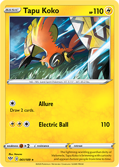 Tapu Koko V, Sword & Shield, TCG Card Database