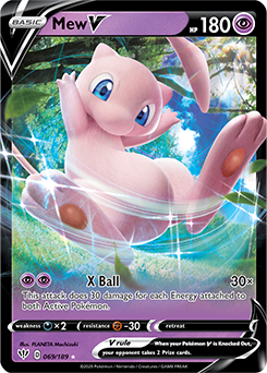 Shiny Mew V-Custom Pokemon Card