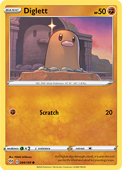 Diglett - #050 -  Pokédex