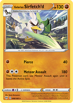 Galarian Farfetch'd, Rebel Clash, TCG Card Database