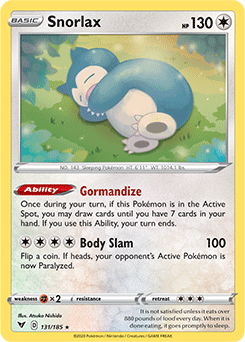 Snorlax (swsh11tg-TG10) - Pokemon Card Database