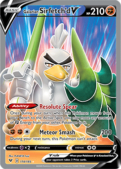  Pokemon - Galarian Farfetch'd SV063/SV122 - Shining Fates -  Shiny Vault - Card : Toys & Games