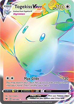 Togekiss (rara tipo fada) - Pokémon TCG Cards (original em