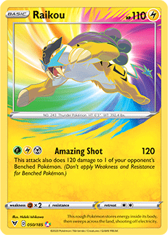 Raikou V, Brilliant Stars, TCG Card Database