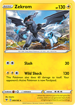 Zekrom carta pokemon tcg rara Celebrações 2021