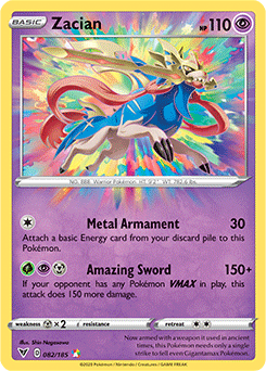 Zacian Vivid Voltage Tcg Card Database Pokemon Com