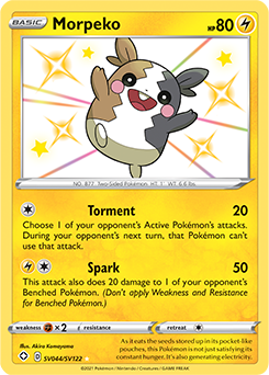 Morpeko Shining Fates Shiny Vault Tcg Card Database Pokemon Com