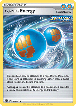 Rapid Strike Energy Battle Styles TCG Card Database Pokemon Com