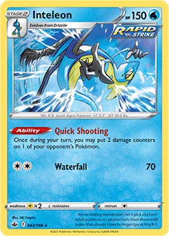 Inteleon | Sword & Shield | TCG Card Database | Pokemon.com