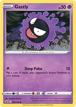 Carta de Jogo: Gastly (Pokémon TCG(Fire Red-Leaf Green Set) Col