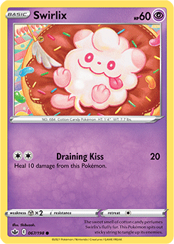 4x Swirlix Rare Pokemon XY Kalos Series Card # 24 XY KALOS-024