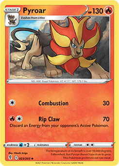 Mavin  Pokemon XY Phantom Forces Trading Card Game TCG Pyroar 12/119 Holo  Rare NM