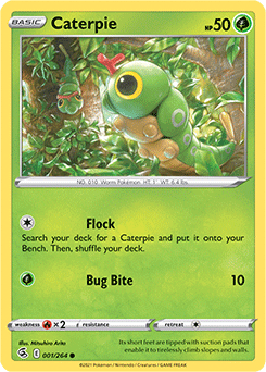 3/83 Caterpie englisch Pokemon Karte TCG Trading Card Game Generationen Nr 