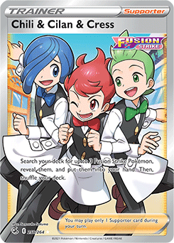 Chili & Cilan & Cress | Fusion Strike | TCG Card Database | Pokemon.com