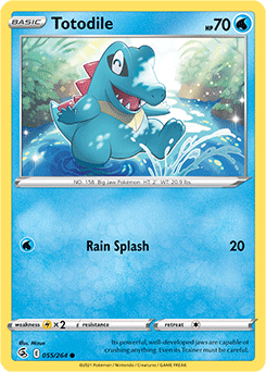 C UNSEEN-078 4x Totodile Pokemon EX Unseen Forces Card # 78 