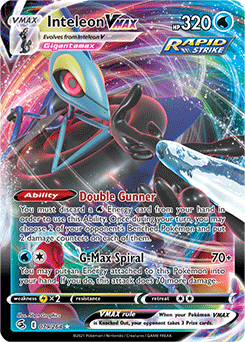 Inteleon VMAX | Fusion Strike | TCG Card Database | Pokemon.com