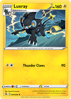 Luxray 62/192 Rebel Clash for Pokemon Card Online TCG Digital