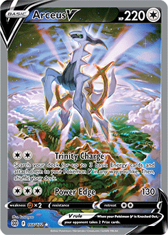 Arceus V card