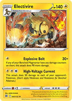 Electivire (carta tipo elétrico rara) - Pokémon TCG Cards