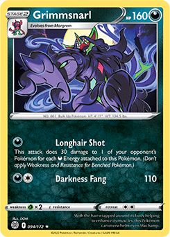 Grimmsnarl | Brilliant Stars | TCG Card Database | Pokemon.com