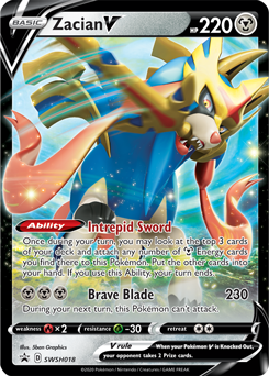 Zacian 1-001 01 Super Star Legendary Mezastar Tag Pokemon Nintendo