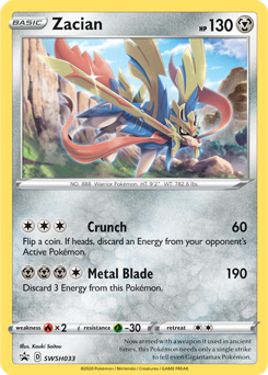 Pokemon Promo Zacian V-UNION SWSH166 