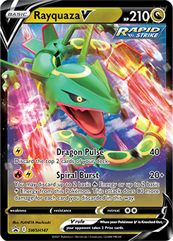 legendary pokemon rayquaza card