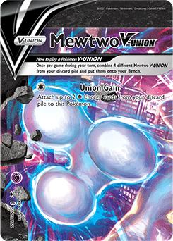 Mewtwo V-UNION Top Left