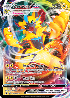 Card Zeraora-GX 201/214 da coleção Lost Thunder