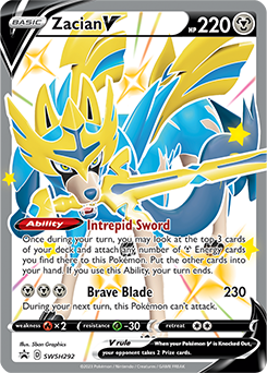 Zacian V - SWSH076 - SWSH: Sword & Shield Promo Cards - Pokemon