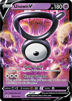 Unown (W) - Legends Awakened - Pokemon