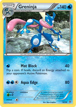 Pokemon Greninja Card